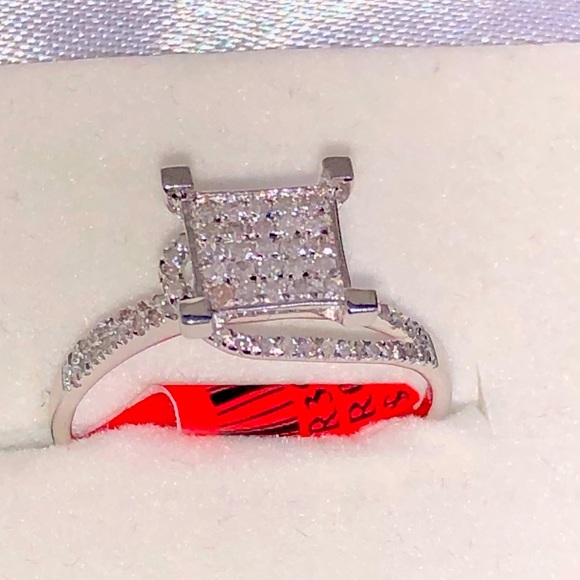 Real Diamond Made In Turkey exclusive design not CZ all natural genuine diamond - Picture 1 of 9